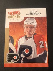 2009-10 Upper Deck Victory Rookie Gold James van Riemsdyk #322 Flyers